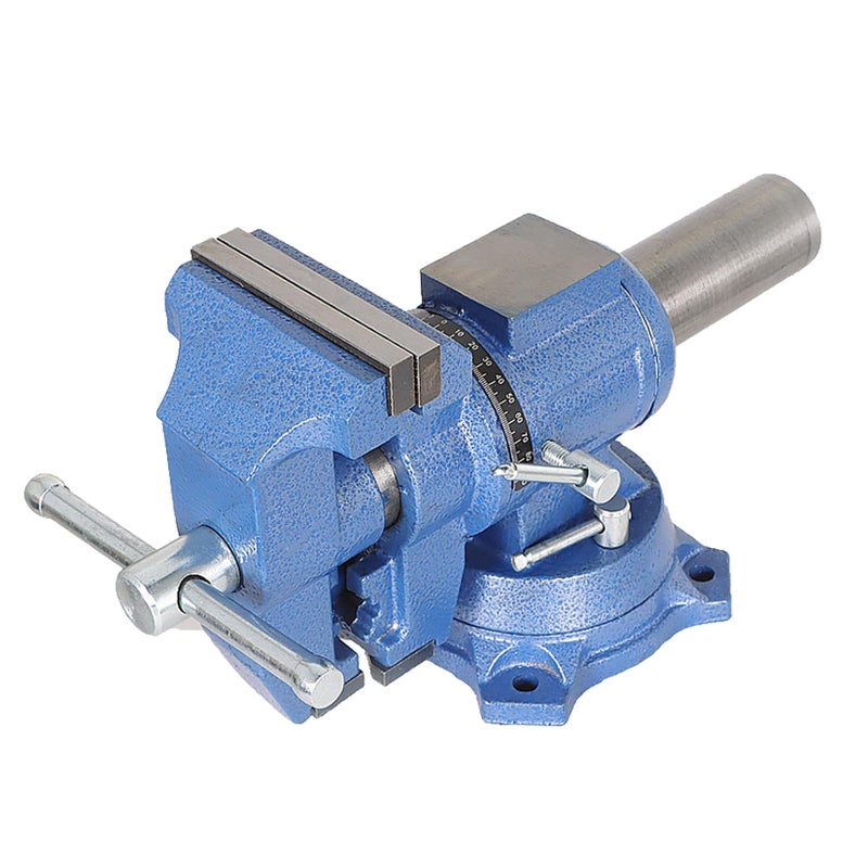 findmall Multipurpose Heavy Duty Multi-Jaw Vise with Swivel Base and Head for Clamping Fixing Equipment - 360-Degree Rotation, Home or Industrial Use (4 inch) - Image 1